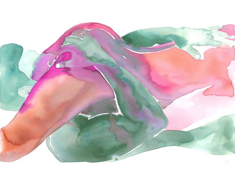 Make Love - Watercolor Series no. 20
