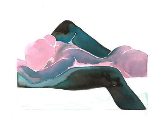 Make Love - Watercolor Series no. 19