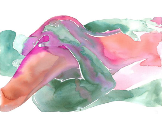 Make Love - Watercolor Series no. 20