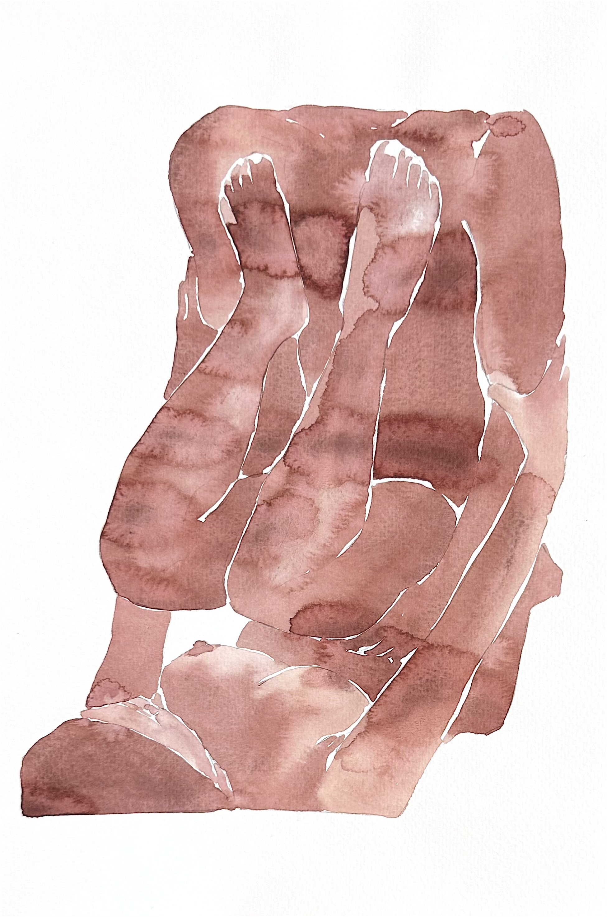 Make Love Watercolor no. 285 original