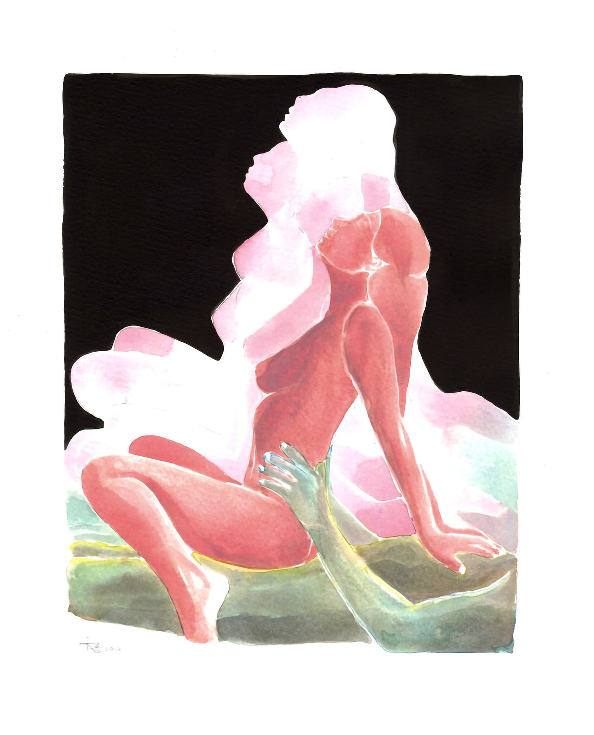 Make Love Watercolor no. 22