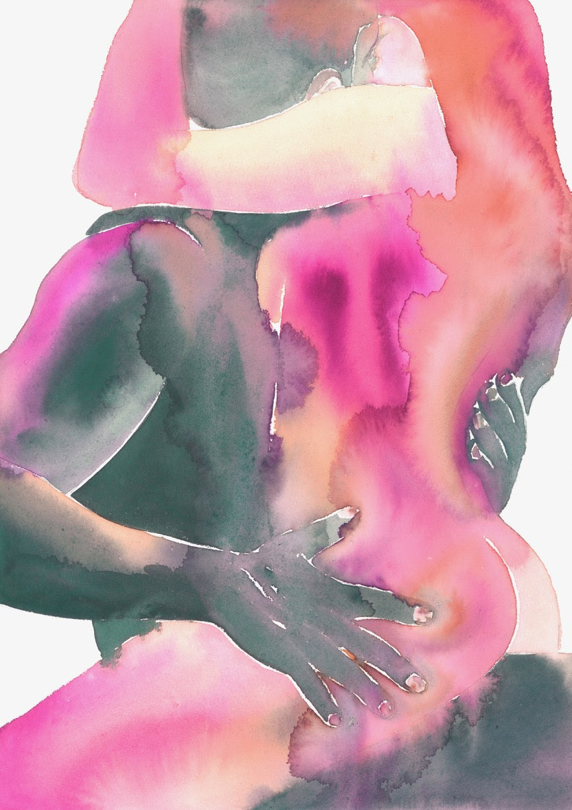 Make Love Watercolor no. 230