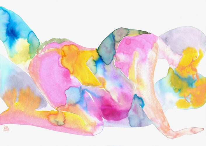 Make Love Watercolor nr. 282